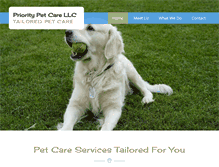 Tablet Screenshot of prioritypetcare.com